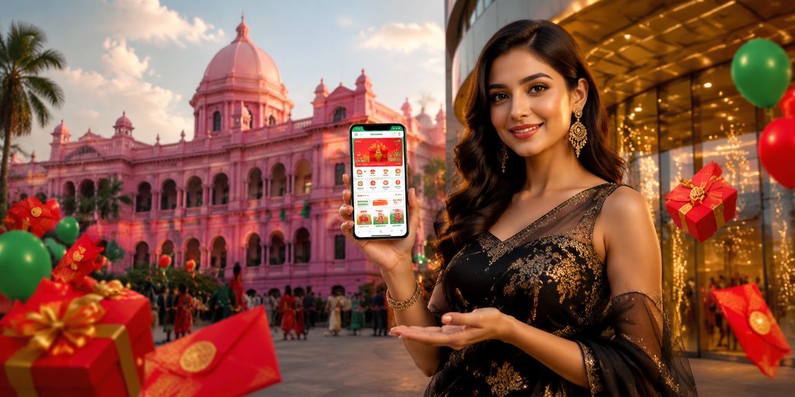 ঢাকায় লাল খাম বোনাস ও পুরস্কার উৎসব লাল সবুজ রঙে